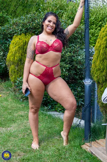 Curvy Brunette MILF Fucks Her Partner Hard
