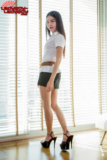 Asian Trans Woman Removes Her Panties and Poses Fully Nude