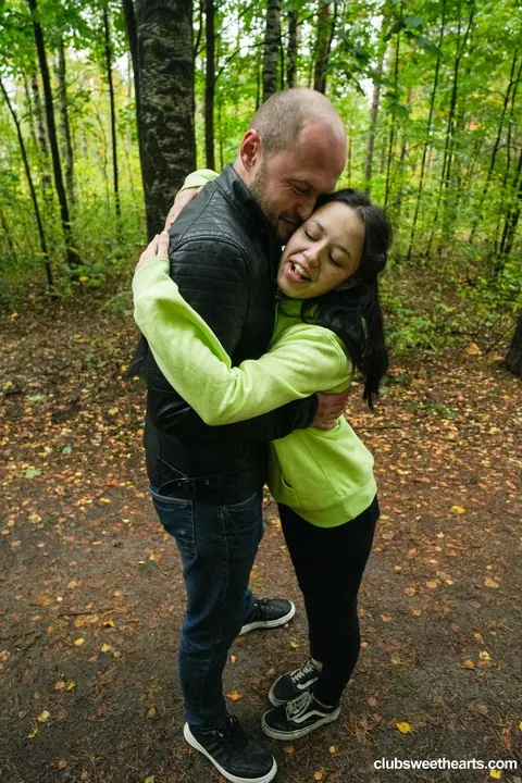 Rihanna Black: Petite Russian Brunette in Socks Gets Fucked in the Forest – photo 4 of 21