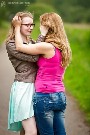 Busty Lesbians Lick Pussy and Kiss in the Forest