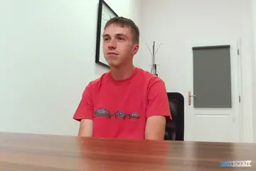 Two Men Kiss, Strip, and Fuck to a Shared Climax