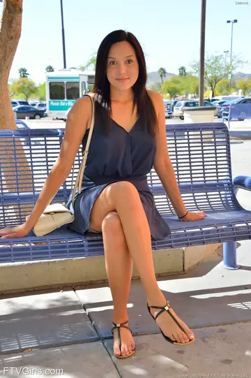 Amateur Flashes Her Pussy Publicly and Uses a Dildo at Home