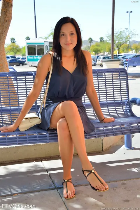Amateur Flashes Her Pussy Publicly and Uses a Dildo at Home – photo 1 of 20