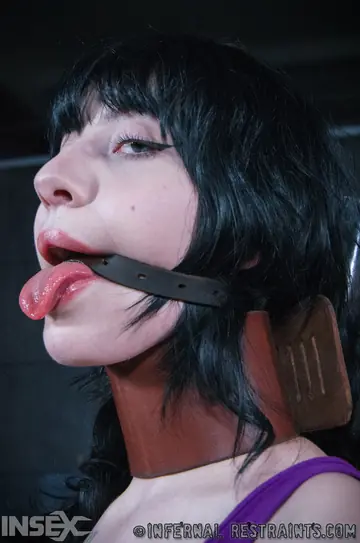 Charlotte Sartre – Slim Tattooed Brunette Gets Restrained and Fucked in Bondage