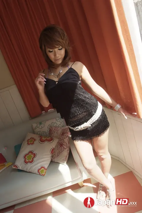AKIHO NISHIMURA: Asian Brunette with Big Natural Tits Spreads Her Pussy – photo 17 of 21