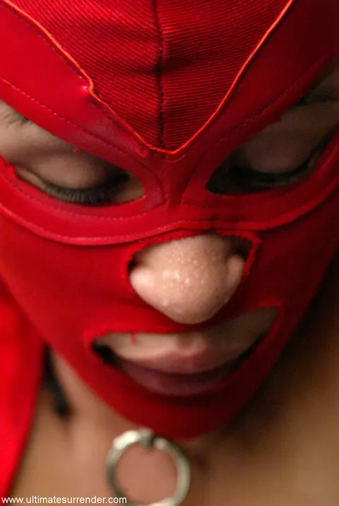 Crimson Ninja: Asian Redhead in Uniform Has Lesbian Bondage Sex with a Strap-On – photo 17 of 21