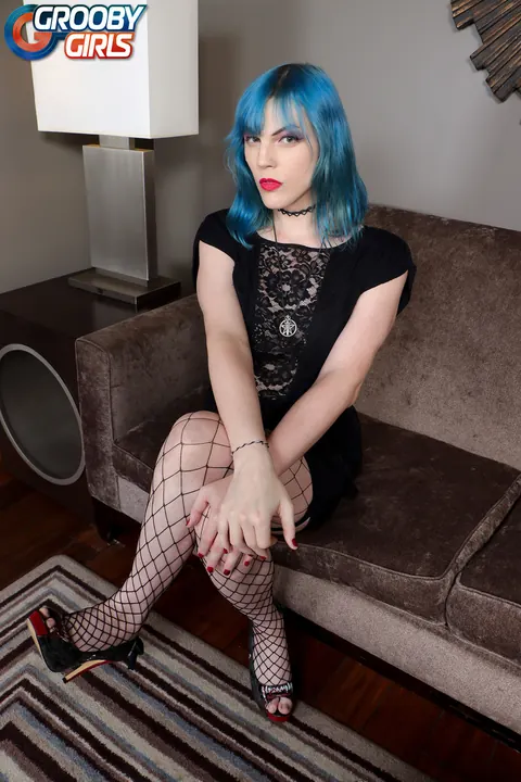 Trans Woman Strips Nude and Poses to Show Cock and Ass – photo 2 of 16