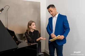 Tiffany Tatum – Hungarian Blonde in Lingerie Takes Anal Creampie from Piano Teacher