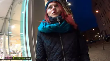 Redhead Gets Fucked POV and Takes a Creampie in the Bedroom