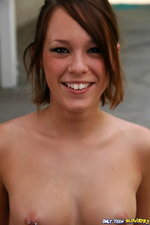 Haley Sweet: Petite Brunette Sheds Her Bikini for Outdoor Blowjob – photo 12 of 21