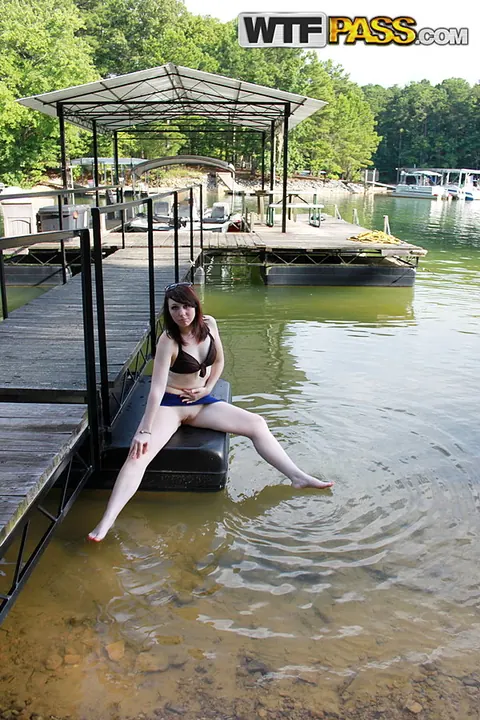Dakota Charms: European PAWG Strips Out of Her Skirt Outdoors – photo 4 of 16