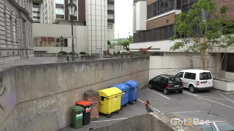 Blonde Spreads Her Shaved Pussy in Public – photo 1 of 15