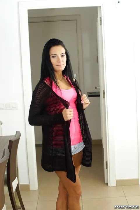 Lexi Dona: Slim Czech Brunette Takes Anal Creampie in POV – photo 1 of 21