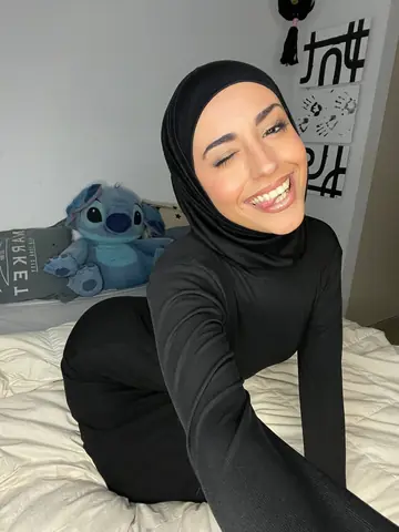 Slim Arab Woman Undresses to Show Her Natural Tits