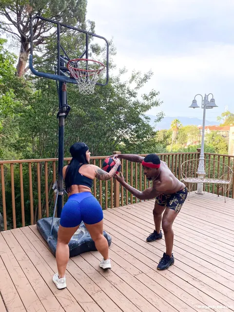 Monica Santhiago: Curvy Latina MILF Fucks Bareback with a Black Man – photo 2 of 21
