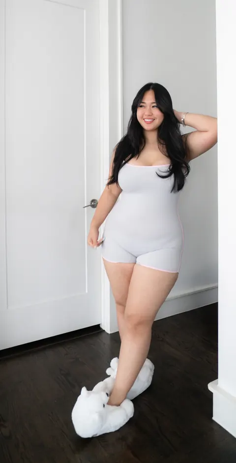 Curvy Asian Woman Strips Out of Her Bikini and Lingerie – photo 6 of 20