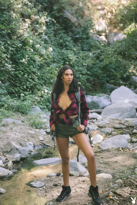 Maia Serena: Latina Brunette Strips Naked and Poses Nude – photo 6 of 20