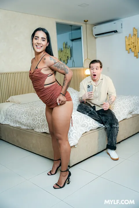 Skinny Latina MILF Rides Her Partner Cowgirl – photo 13 of 21