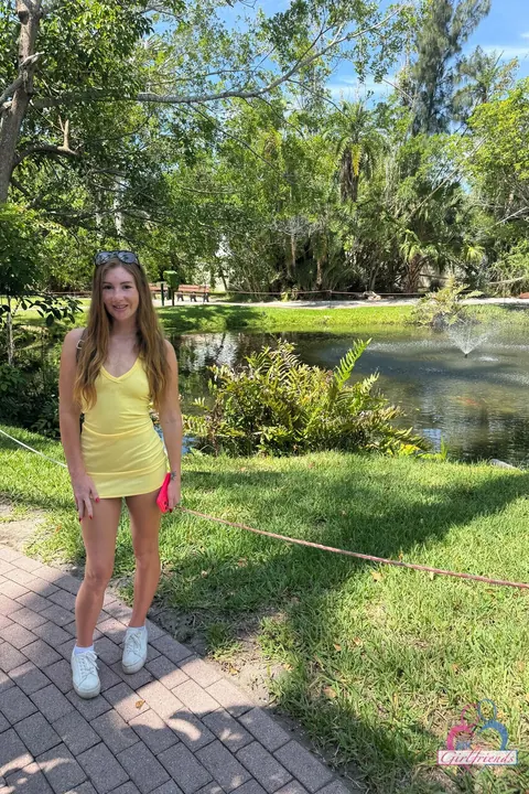 Kimmie Haze: Redhead Walks the Beach Before Baring Her Shaved Pussy Publicly – photo 3 of 21
