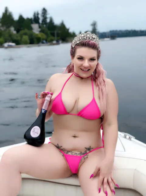 Emmy Demure: Busty Blonde Poses in a Bikini Outdoors – photo 3 of 13