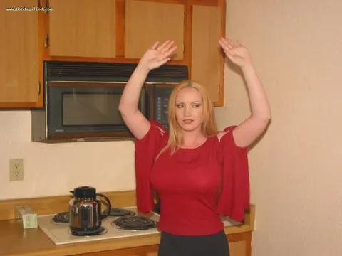 Bound Blonde MILF Spreads Her Legs in High Heels – photo 4 of 16