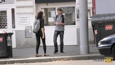 Woman Undresses for a Threesome in a Public Place – photo 2 of 12