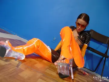 Angelina Valentine – Thick Latina MILF Models Latex, Boots, Heels and Glasses