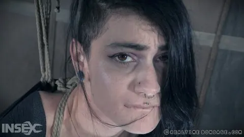Lydia Black: Tattooed Brunette Bound in Panties and Heels for Lesbian Bondage – photo 10 of 14