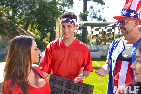 Ariella Ferrera: Busty Latina MILF and Babe in Uniforms Share a Cock – photo 3 of 21