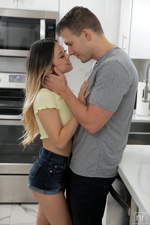Eliza Ibarra & Lulu Chu: Tall Asian Latina Joins a Couple for a Threesome – photo 3 of 16