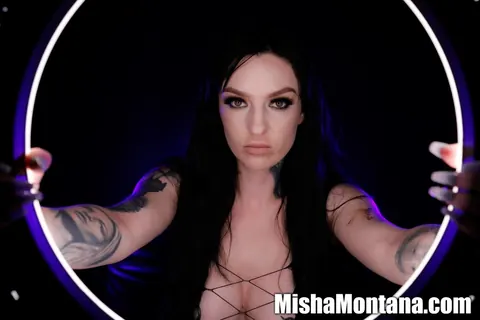 Misha Montana: Brunette with Big Tits and Tattoos Poses in Her Outfit – photo 5 of 12