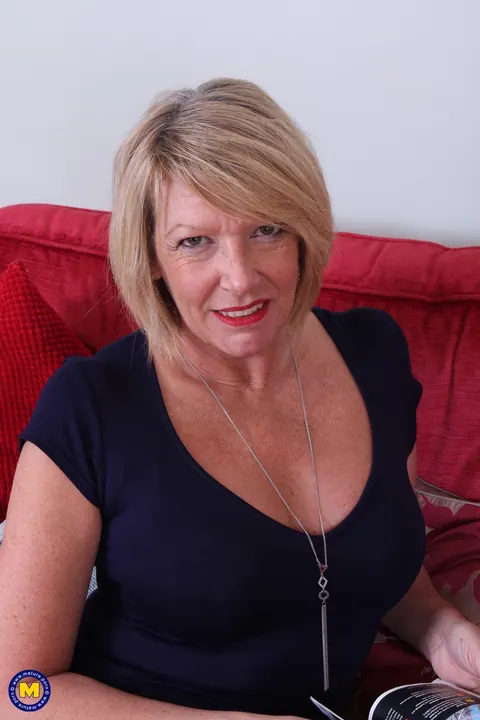 Amy Goodhead: Tall British MILF in Lingerie and Stockings Services Two Men – photo 2 of 20