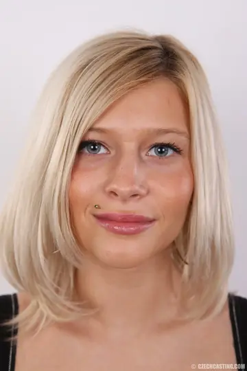 Barbora Kovarikova – Czech Blonde MILF Strips Out of Her Jeans and Panties
