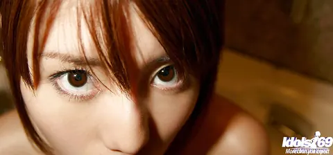 Nanami Wakase: Busty Japanese Woman Spreads Her Pussy in the Bathroom – photo 13 of 16