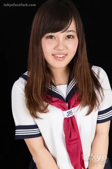 Japanese Woman in a Skirt Gives a Deepthroat Blowjob