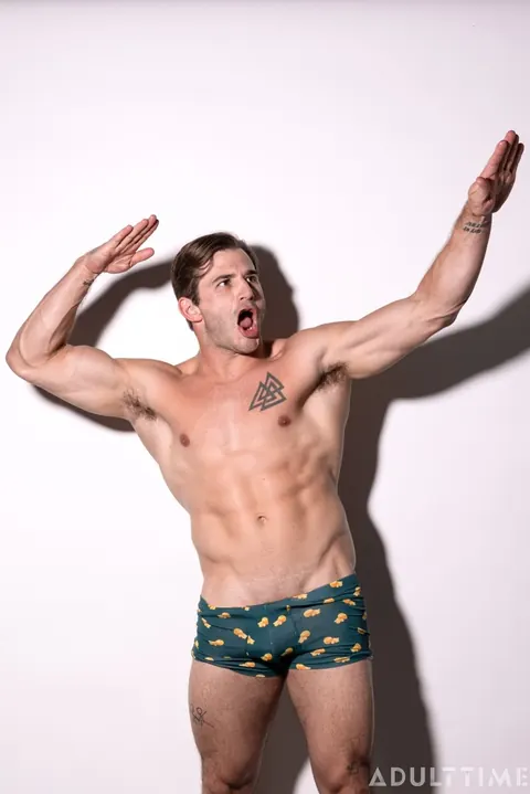 Two Men Strip Naked and Stand Together for the Camera – photo 8 of 21