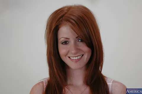 Nikki Rhodes: Thick Redhead MILF in Lingerie and Skirt Spreads Her Pussy – photo 2 of 16