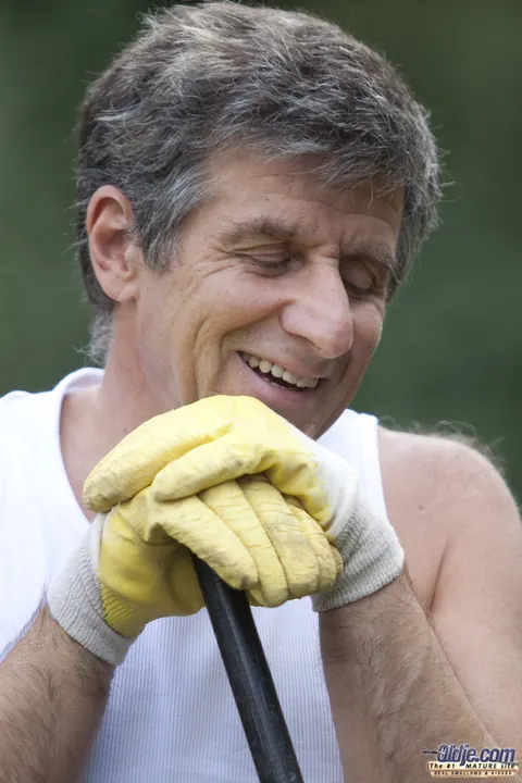 Gina Gerson: Slim Russian Brunette Rides Old Man Outdoors for a Cumshot – photo 1 of 20