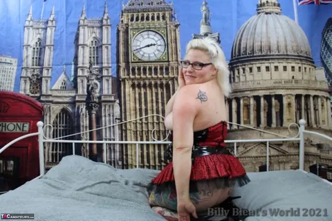 Mollie Foxxx: Mature Curvy Blonde Pulls Her Dress Down to Flash Her Big Tits – photo 12 of 16