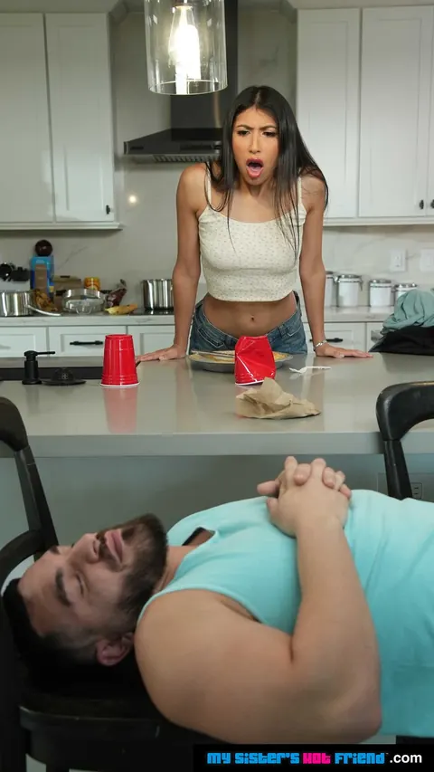 Penelope Woods: Latina Brunette Sucks Cock and Gets Fucked – photo 8 of 21