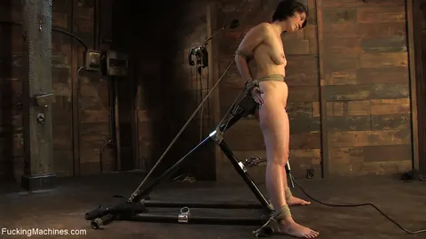Claudia LeNoir: Short-Haired Brunette Bound and Spreads Her Legs – photo 3 of 16