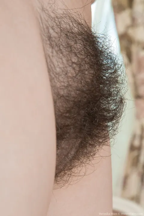 Veronika Mars: Amateur Brunette Shows Her Big Natural Tits and Hairy Pussy – photo 16 of 16