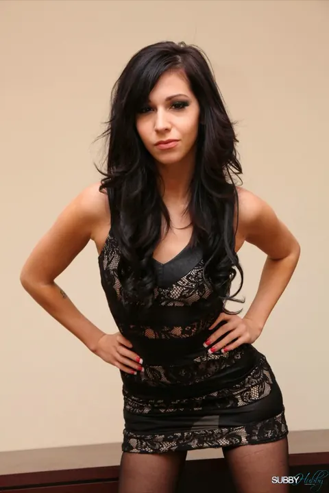 Layla Lopez: Slim Latina in Stockings Dominates and Rides Her Bound Partner – photo 4 of 20