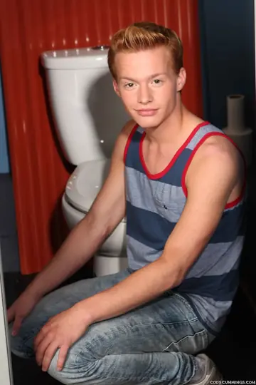 Thick Guy with Big Ass Gets a Blowjob Through Gloryhole