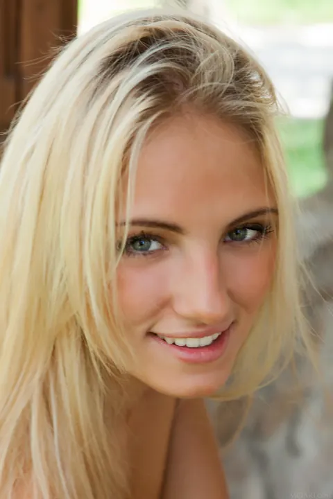 Jaime A: Blonde Strips Out of Her Dress and Spreads Her Legs Outdoors – photo 12 of 21