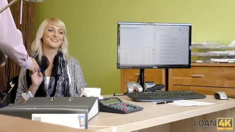 Katy Rose: Czech Blonde Takes Anal Doggy Style in the Office – photo 2 of 12