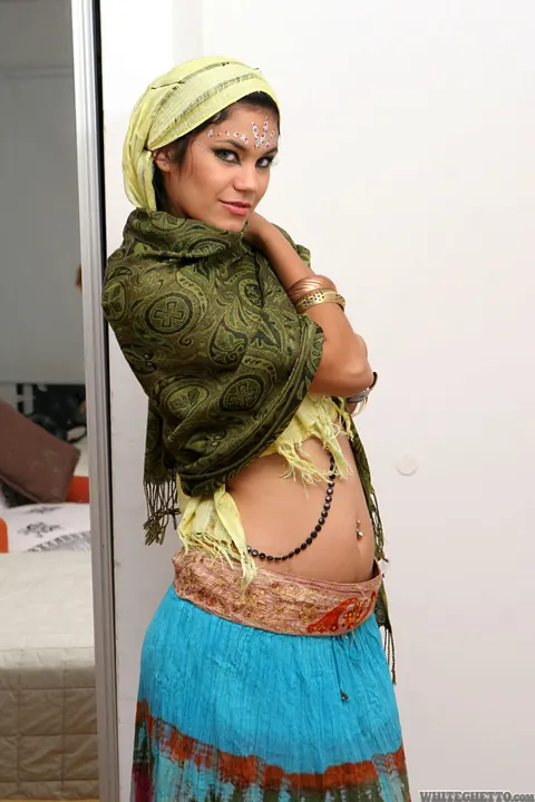 Yesica: Tall Indian Brunette Shows Her Piercings and Big Ass – photo 15 of 15