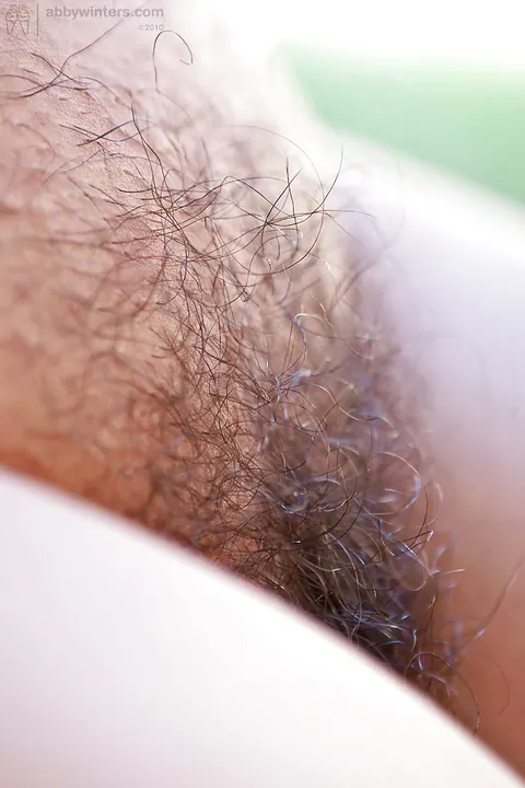 Redhead in Panties and Glasses Spreads Her Hairy Pussy – photo 16 of 16