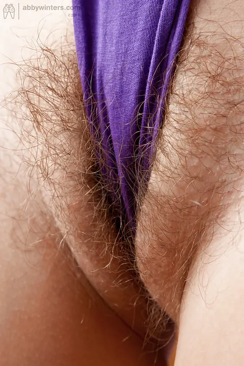Redhead in Panties and Glasses Spreads Her Hairy Pussy – photo 6 of 16