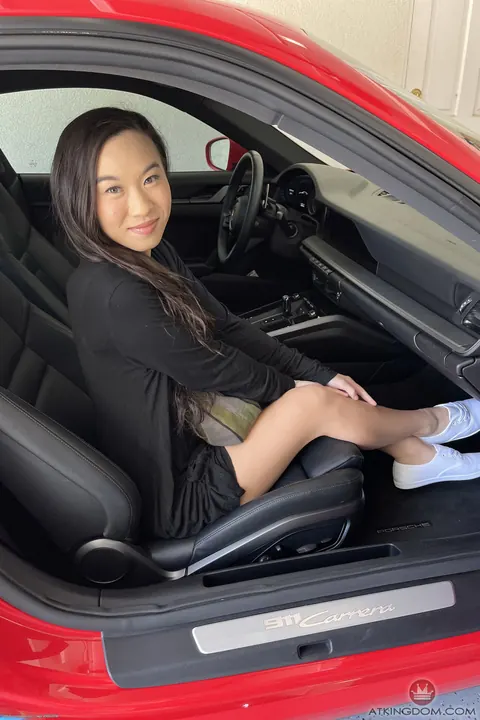 Kimmy Kimm: Petite Asian Babe Undresses and Spreads Her Pussy Outdoors – photo 14 of 21